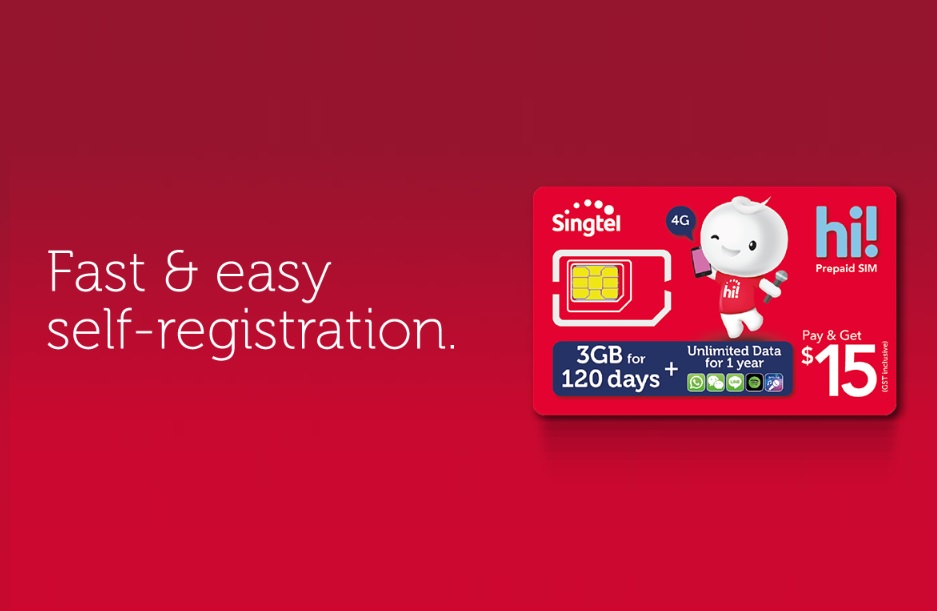 Self-Register Your Prepaid SIM Card with Singtel’s New EKYC SIM